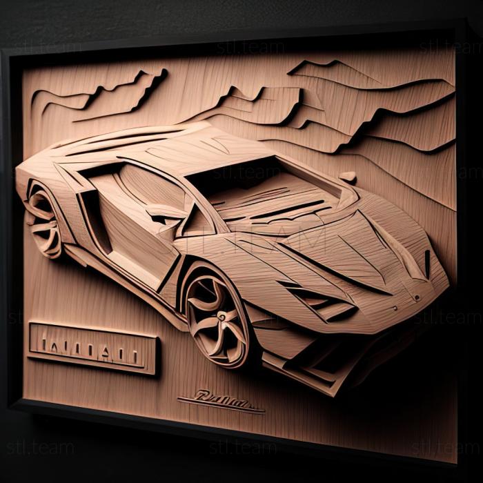 3D model Lamborghini Centenario (STL)